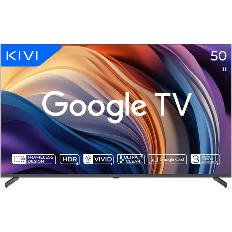 KIVI TV 50U710QB, 50" UHD,OPTIMA L5 HDR, SMART GOOGLE TV, Vyrobene v CZ,…