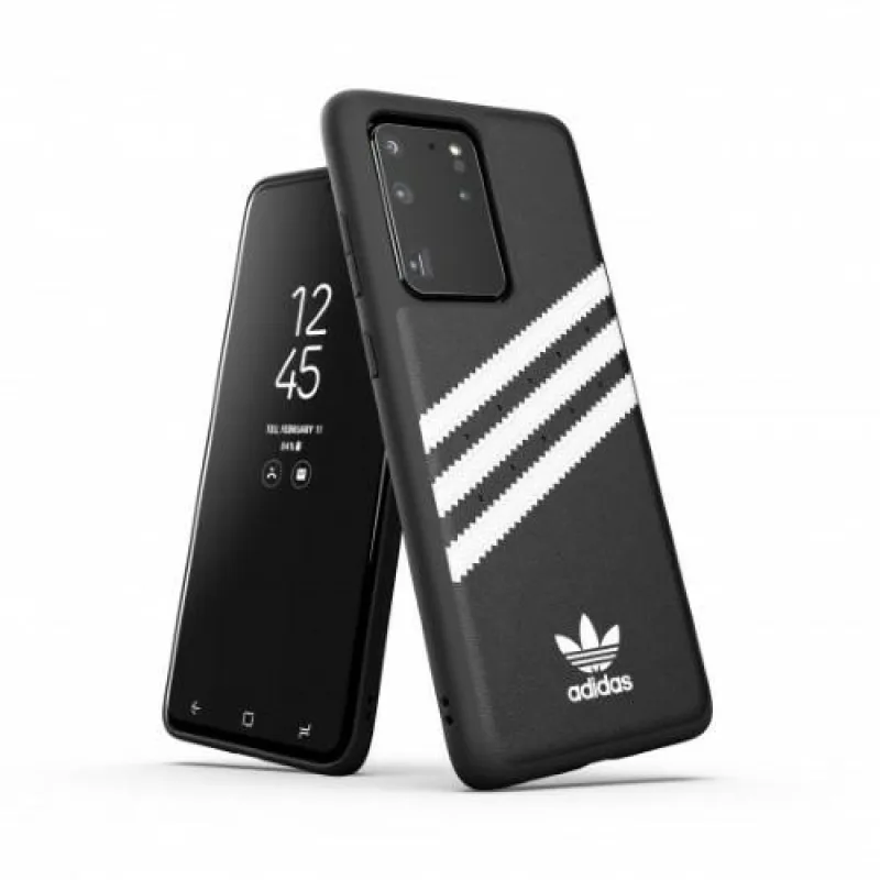 Adidas OR Moudled Case PU pre Samsung Galaxy S20 Ultra Black and White