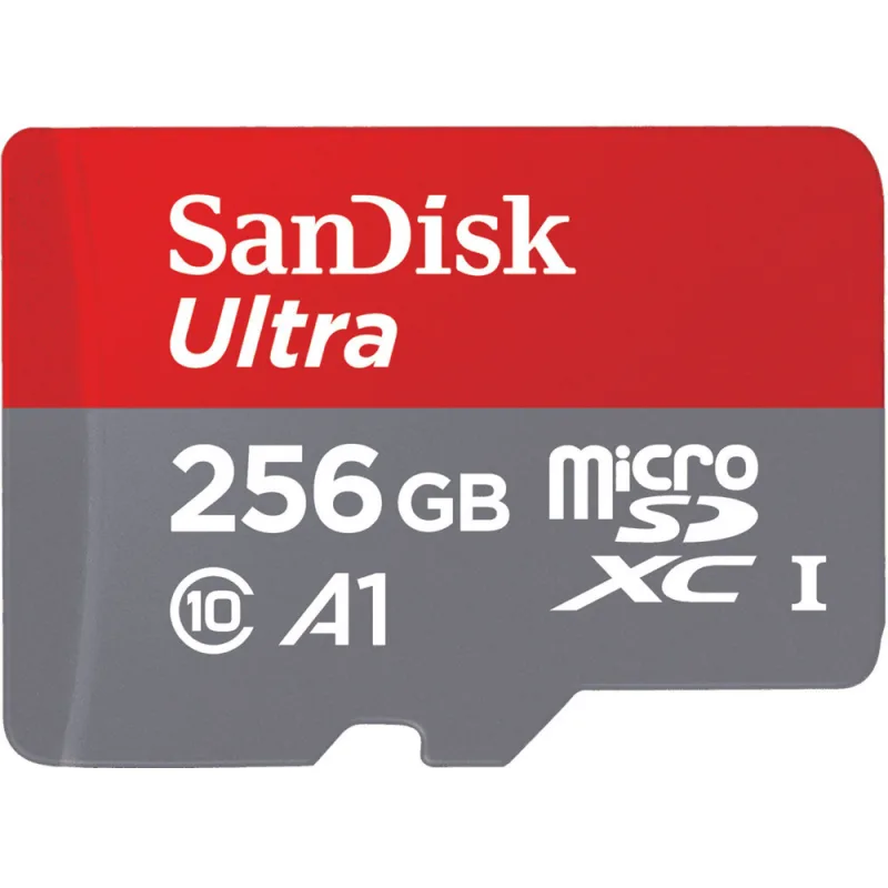 SanDisk Ultra/ micro SDHC/ 256GB/ UHS-I U1 / Class 10/ + Adaptér SDSQUAC…