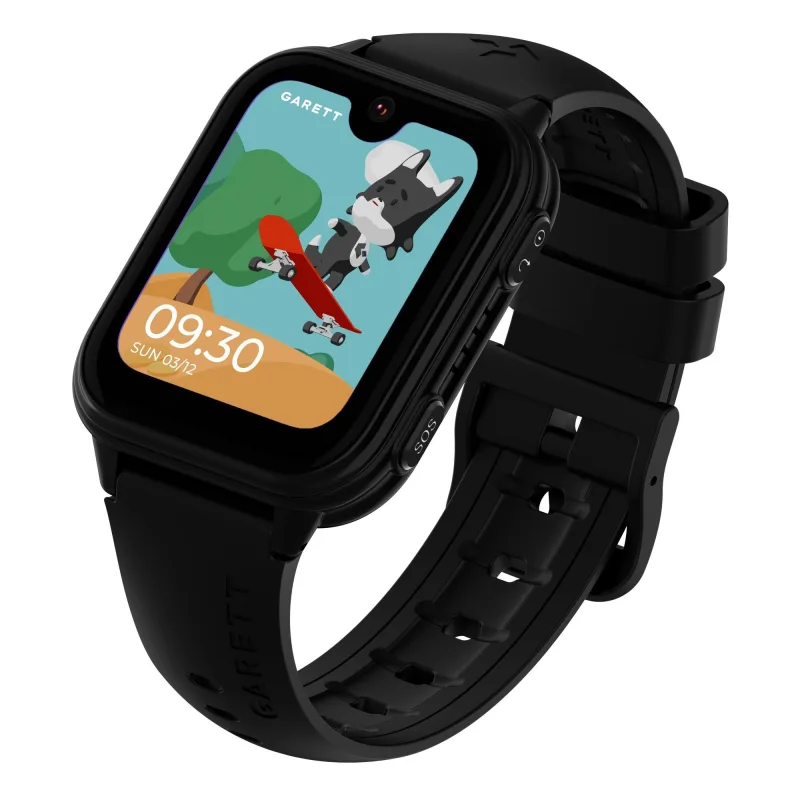 Garett Smartwatch Kids Vibe 4G AMOLED Black VIBE_4G_BLK