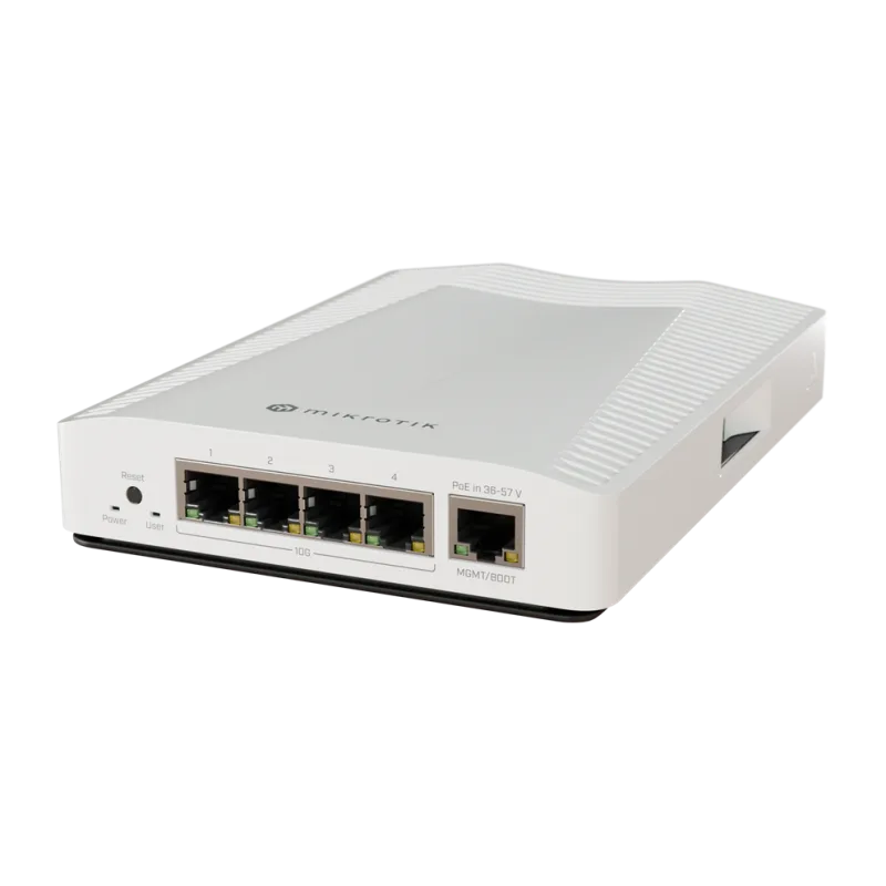 MIKROTIK RouterBOARD Cloud Router Switch CRS304-4XG-IN + L5 (1200MHz; 512MB RAM; 4x 10GLAN; 1xGLAN ) desktop