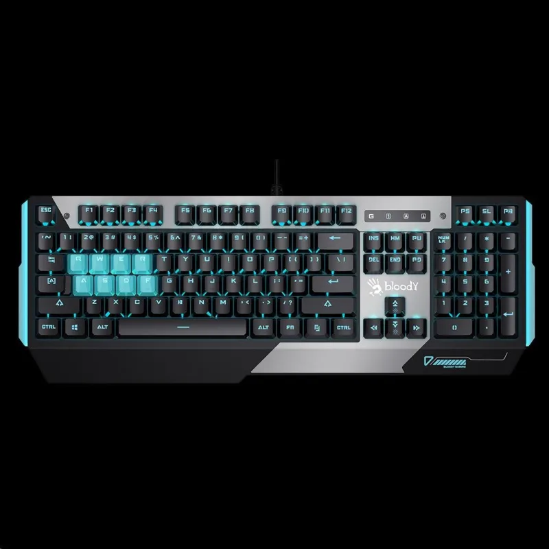 A4tech klávesnice Bloody B865, mechanická, herní, USB, CZ B865