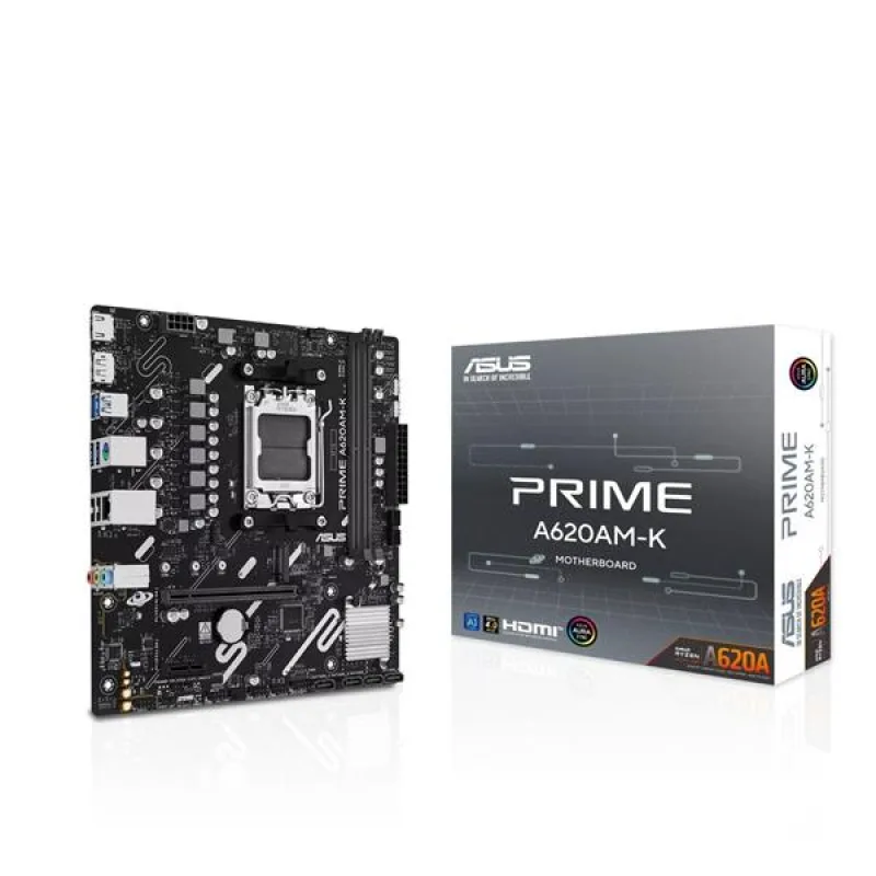 ASUS PRIME A620AM-K soc.AM5 A620A DDR5 mATX M.2 HDMI DP 90MB1GX0-M0EAY0