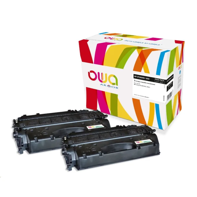 OWA Armor toner pre HP Color Laserjet Pro 400 M401, M425, 2x6900 strán,…
