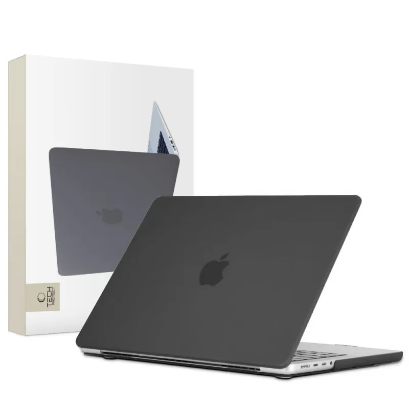Puzdro Tech-Protect SmartShell pre MacBook Pro 16" M1 / M2 / M3 2021-2023 - matná čierna
