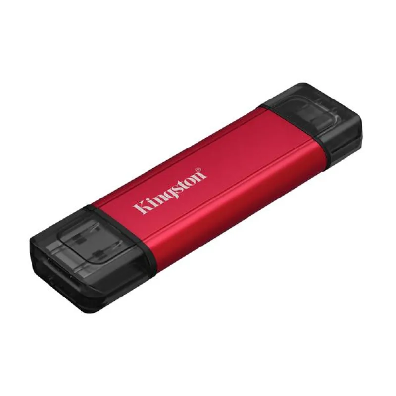 Kingston Dual Portable/ 512GB/ SSD/ Externý/ Červená/ 5R SPSD/512GB