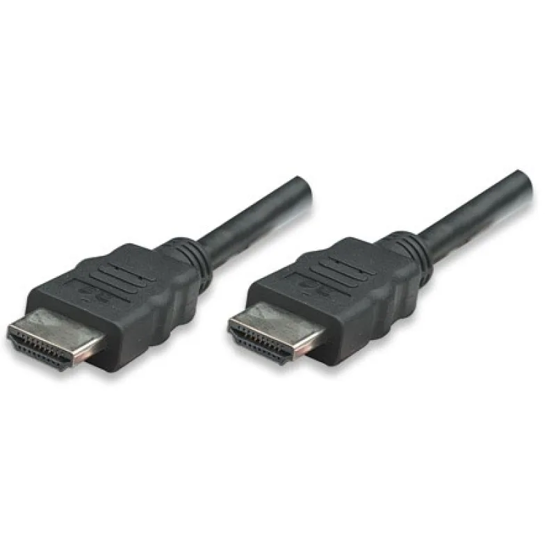 MANHATTAN HDMI kábel s Ethernetom, tienený, 1 m, čierny 308816