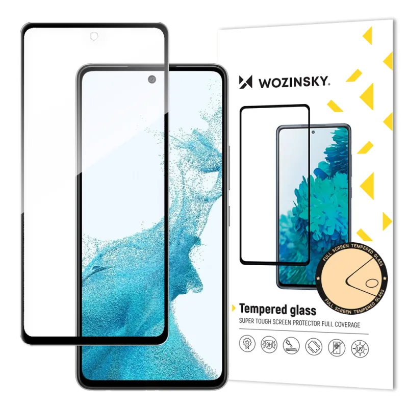 Wozinsky super odolné tvrdené sklo s celoplošným lepidlom Celá obrazovka s rámovým puzdrom Samsung Galaxy A53 5G čierna