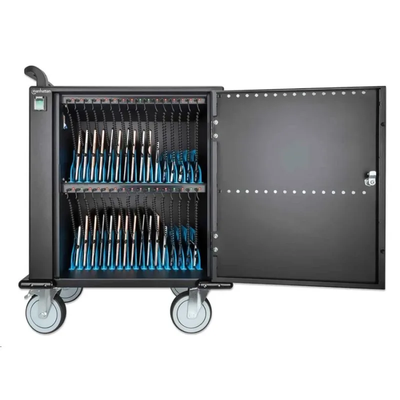 MANHATTAN nabíjací vozík - 32 portov, 576 W, prepäťová ochrana, tiché…