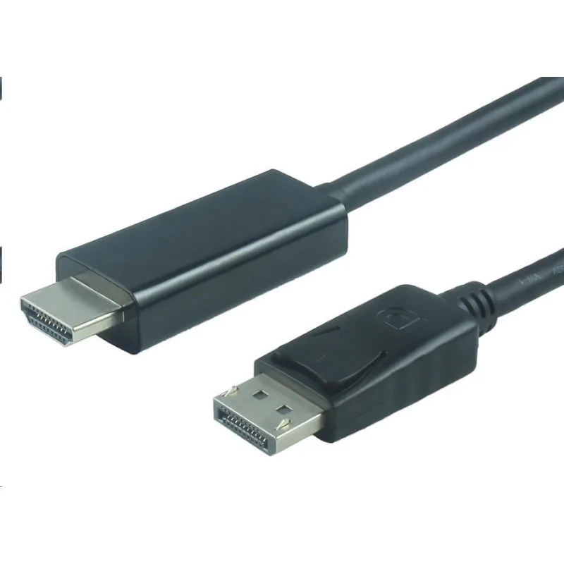 Kábel PREMIUMCORD DisplayPort 1.2 na HDMI 2.0, pre rozlíšenie 4Kx2K@60Hz…