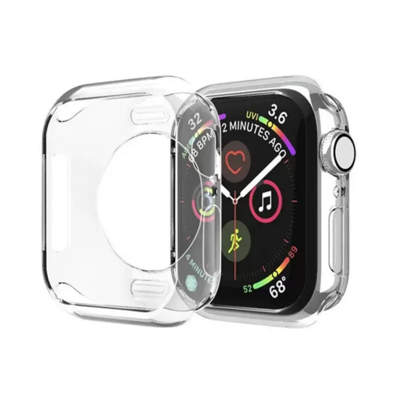 Ultra priehľadné puzdro na hodinky Apple Watch 41 mm (séria 7/8/9) – priehľadné