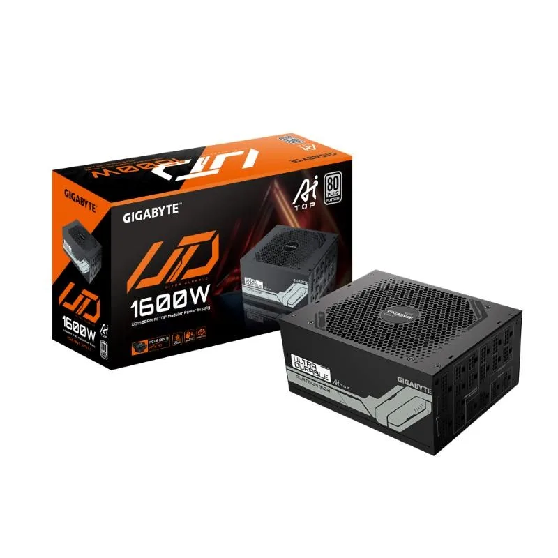 GIGABYTE zdroj UD1600PM PG5 AI TOP, 1600W, 80+ Platinum, 140mm fan GP…