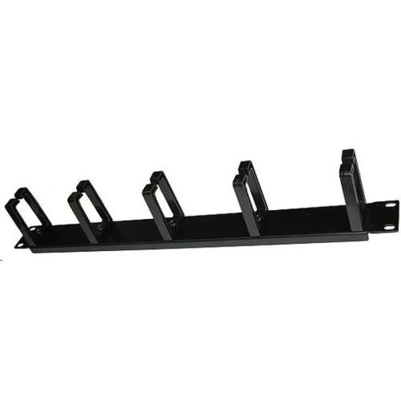 19" vyvazovací panel 1U, 5x plastový úchyt 40x70mm, typ CMP4, …