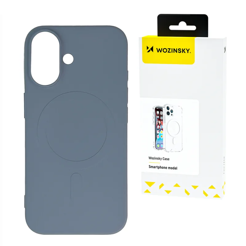 Wozinsky Silicone Case Magsafe Magnetic Case for Samsung Galaxy S25+ - Grey