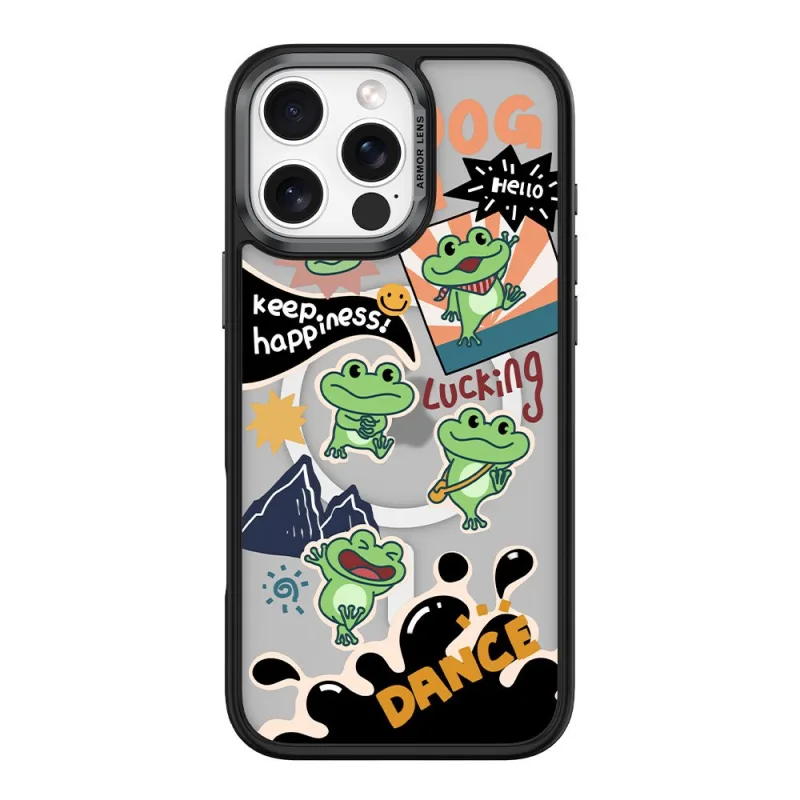 Comma kryt Cultural Series Magnetic Case pre iPhone 16 Plus - Lucky Frog…