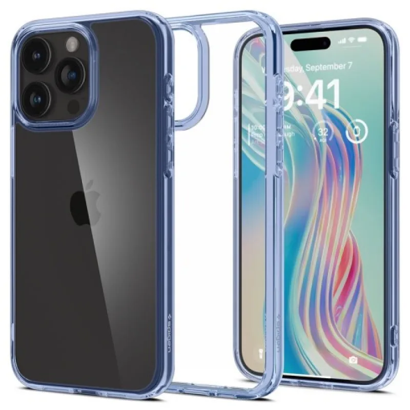 Spigen kryt Ultra Hybrid pre iPhone 15 Pro - Sky Crystal