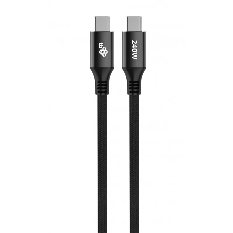TB Touch USB C - USB C 240W, 1m čierny AKTBXKUCCOSI10B