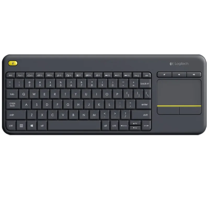 Logitech K400 plus/ Bezdrôtová USB/ US layout/ Čierna 920-007145