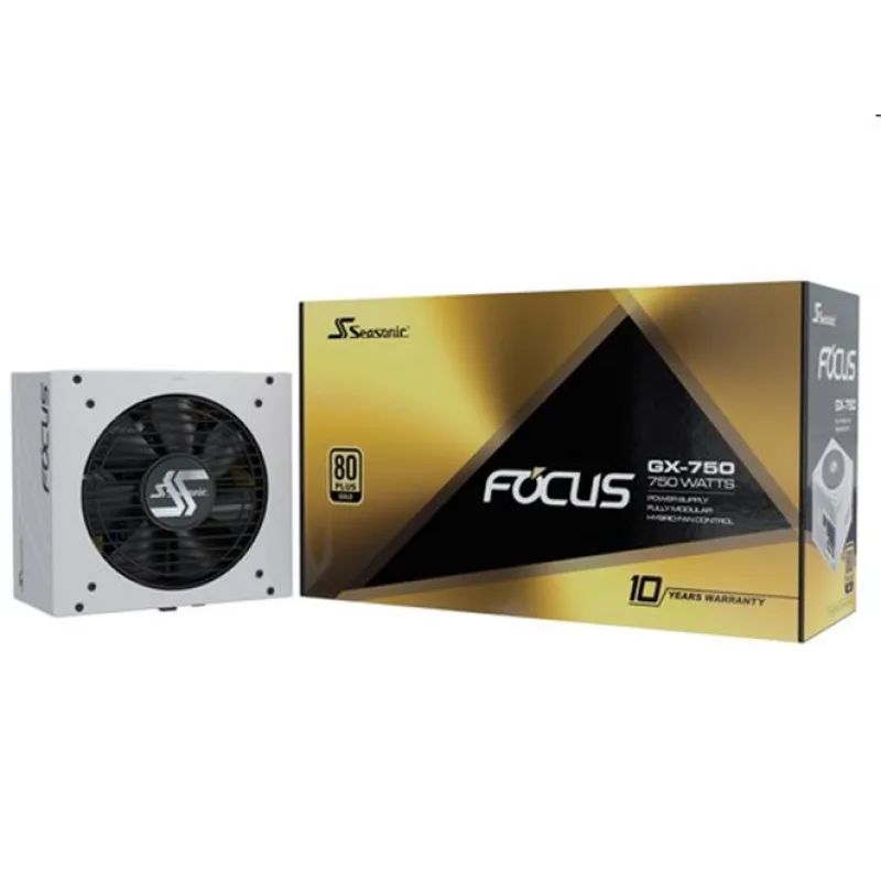 Seasonic FOCUS GX White Edition GOLD 750W V4 ATX 3.1, PCIe 5.1, modular…