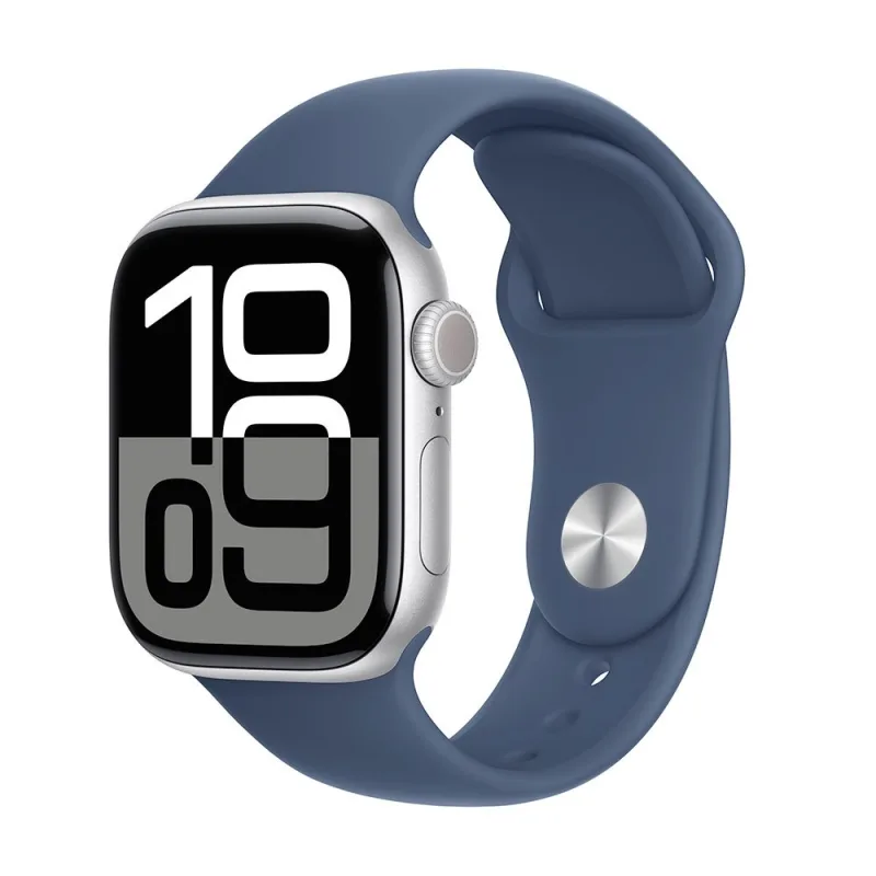 Apple Watch Series 10 GPS + Cellular 42mm Silver Aluminium Case with…