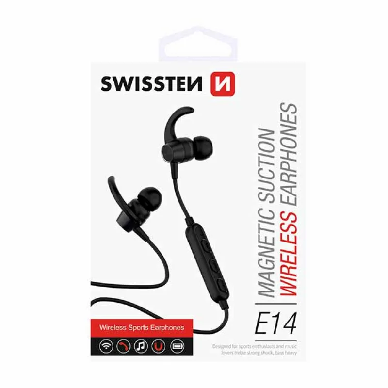 Swissten Bluetooth Earbuds Active, black 51105090