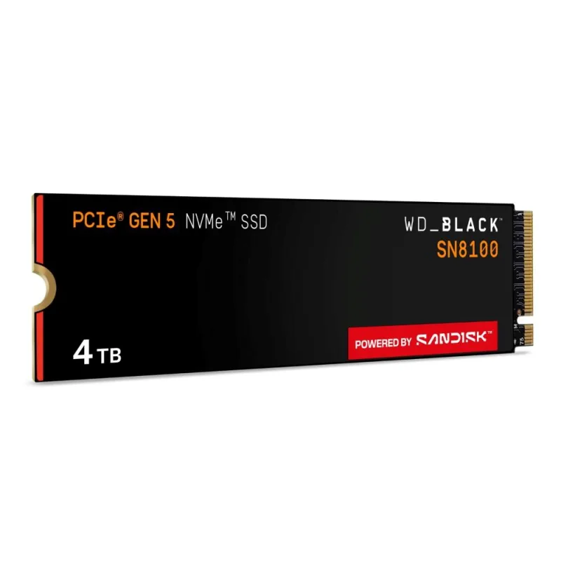 WD BLACK SSD NVMe 4TB PCIe SN8100 Powered by SanDisk, Gen5,…