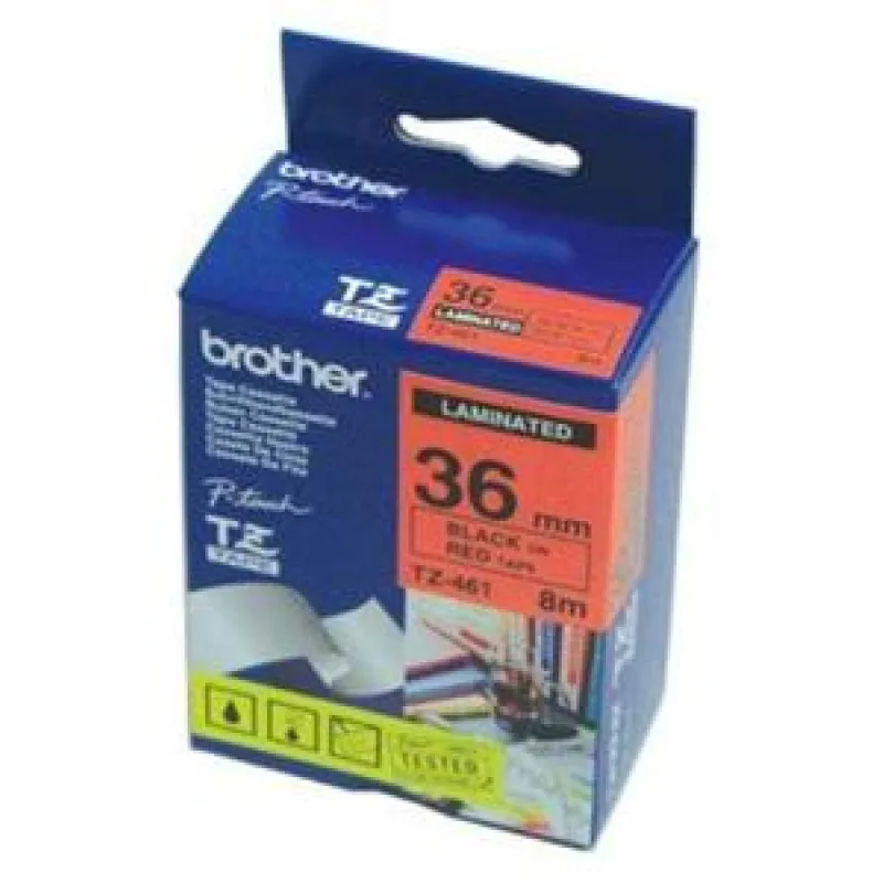 TZE-461, červená/ čierna, 36mm TZE461