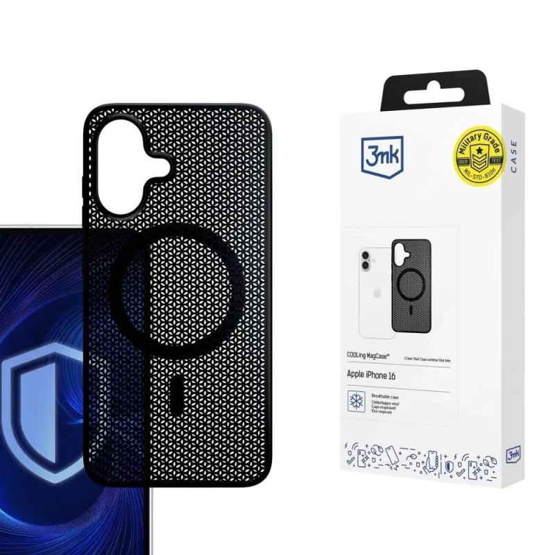 3mk ochranný kryt Cooling Magcase pro Apple iPhone 16 5903108586832