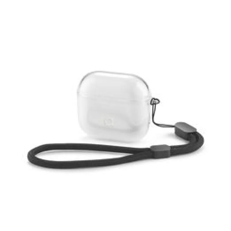 Aiino Glow Case for AirPods 4th Gen (2024) with wrist lanyard - Clear…