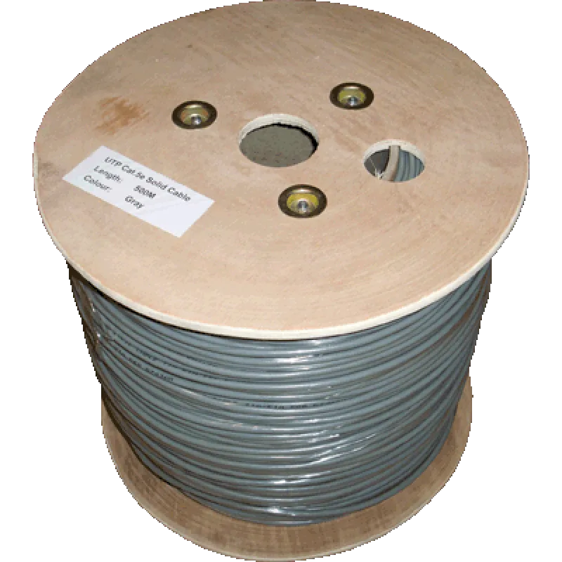 DATACOM UTP drôt CAT5E PVC 500m cievka šedý 1102