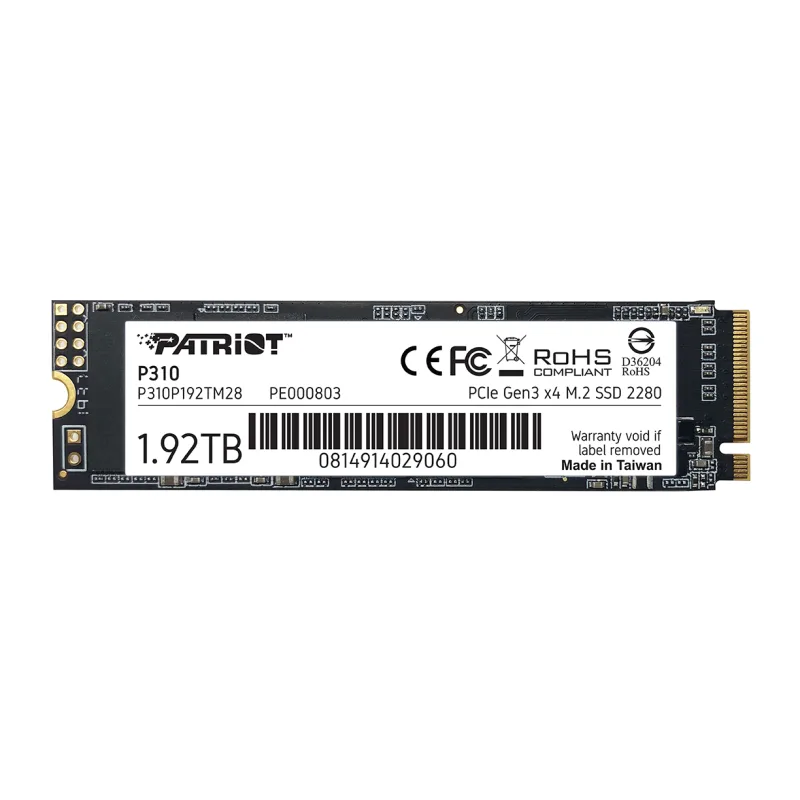 PATRIOT P310/ 1, 9 TB/ SSD/ M.2 NVMe/ 5R P310P192TM28