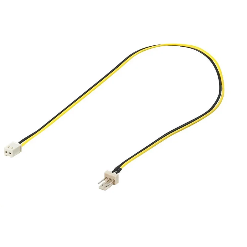 PREMIUMCORD Napájací kábel ventilátora z 2-pinového konektora FAN na 3…