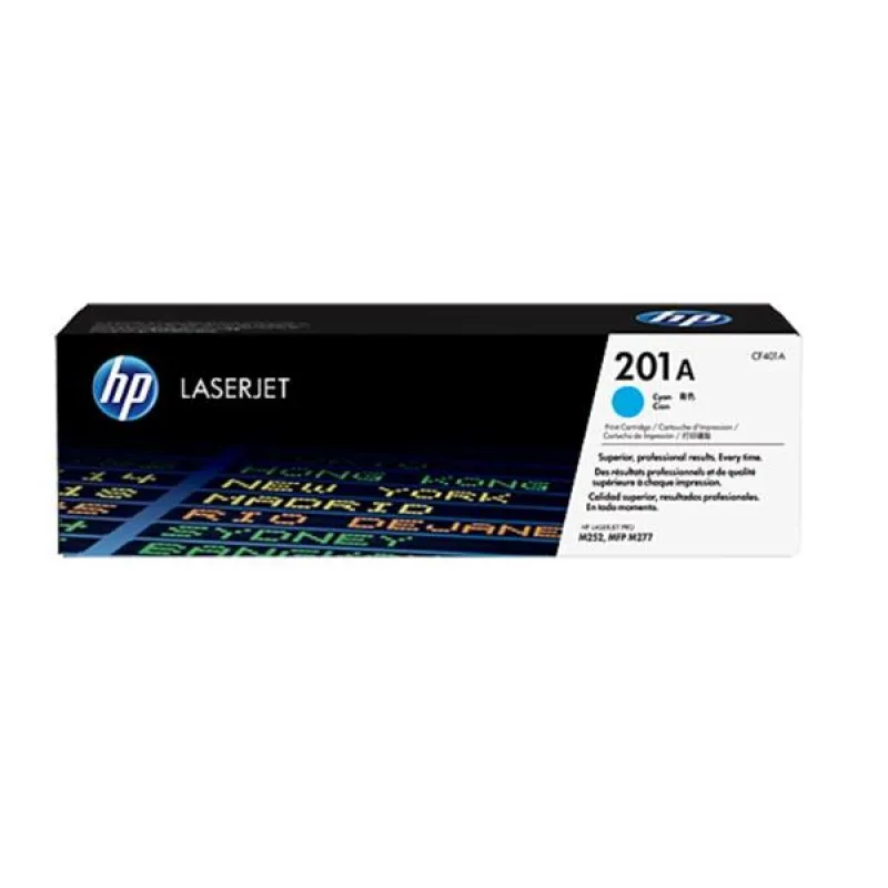 CF401A Azúrová tonerová kazeta HP201A LaserJet CF401A