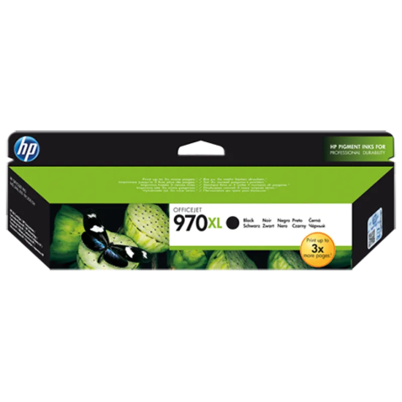 HP 970XL Black Ink Cartridge /9600str/ CN625AE