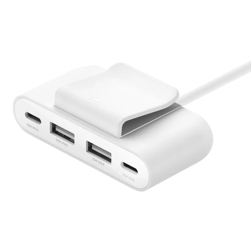 Belkin Boost Charge 4-Port USB Power Extender - White BUZ001bt2MWHB7