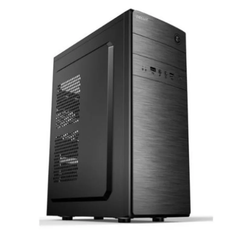 CRONO skříň D183A Midi Tower, bez zdroje, černá D183A