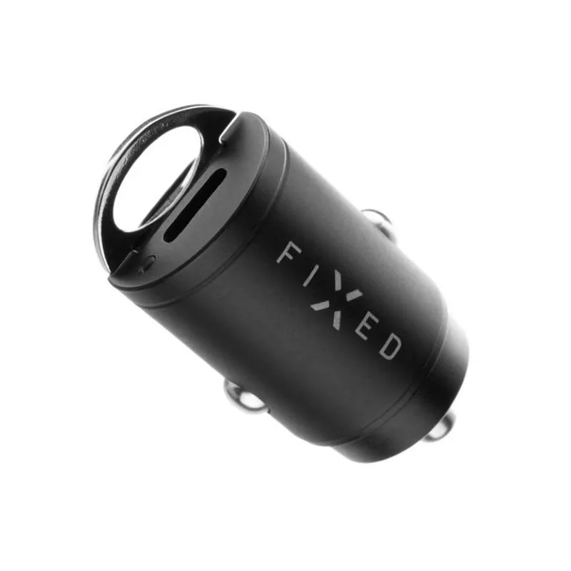 FIXED Autonabíjačka s 2x USB-C výstupom, PD30W - čierna FIXCC30M-CC-BK