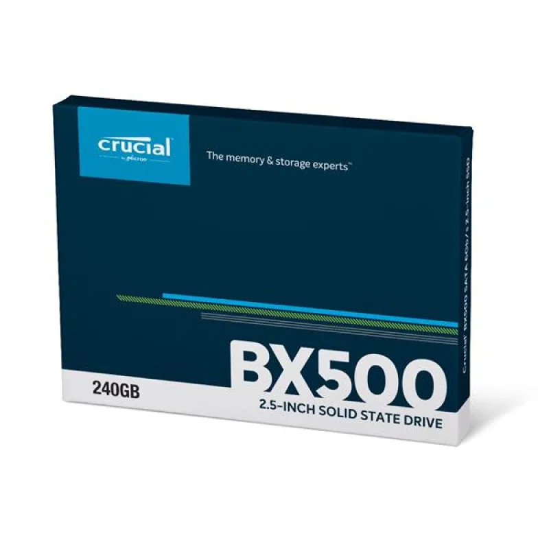 Crucial BX500 240GB 2.5" SATA 6Gb/s, Read/Write: 540/500 MB/s…