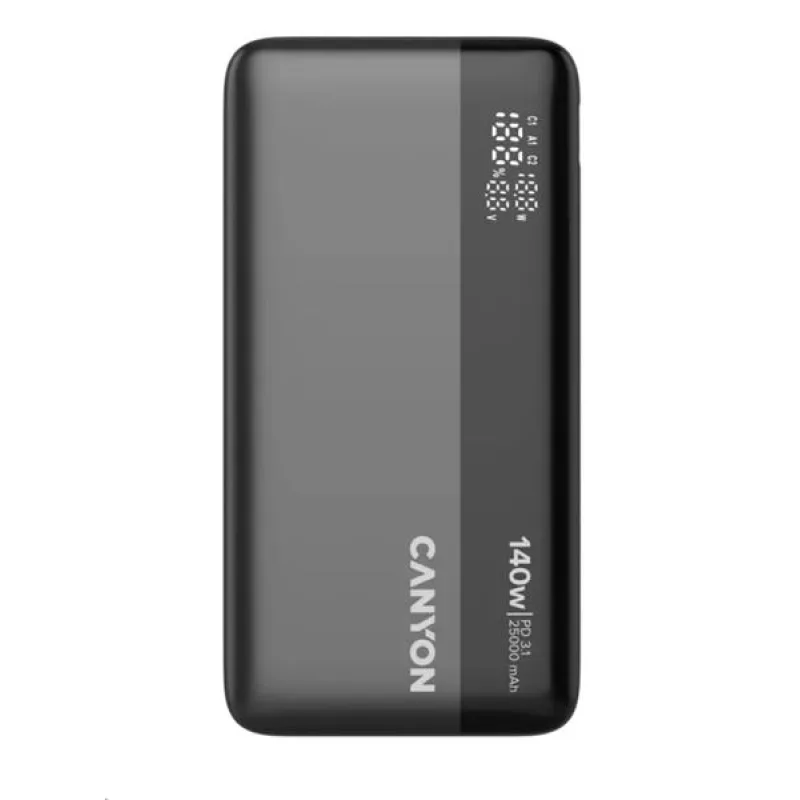 Canyon OnPower 240, Powerbank, 25.000 mAh, 140W ultra rýchla, displej, in…