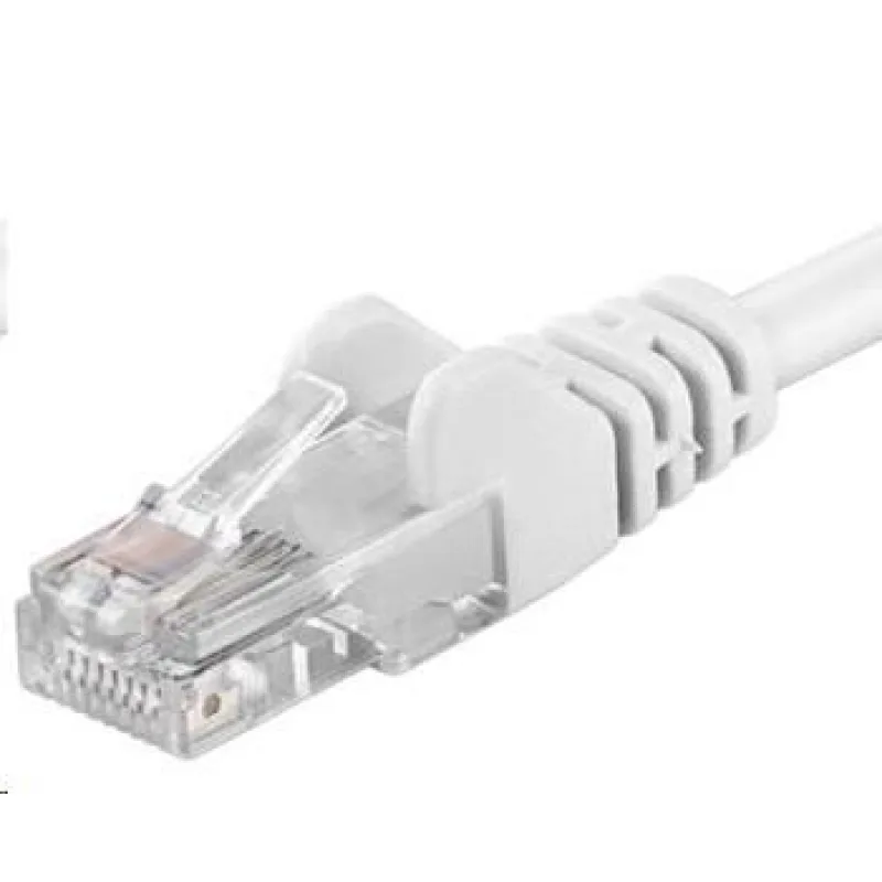 PREMIUMCORD Patch kábel UTP RJ45-RJ45 CAT5e 1.5 m biela sputp015W