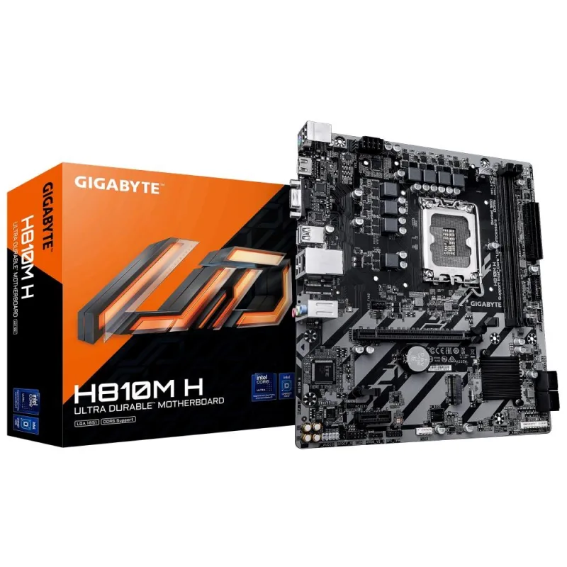 GIGABYTE MB Sc LGA1851 H810M H, Intel H810, 2xDDR5, 1xHDMI, 1xVGA, …