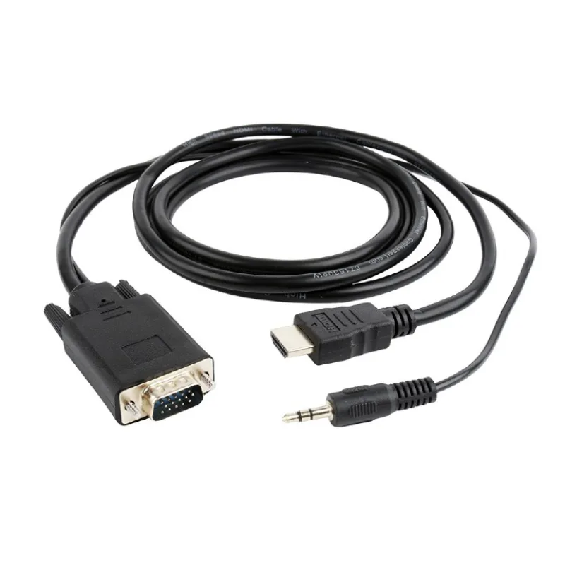 GEMBIRD Redukcia HDMI to VGA + audio, 1, 8m A-HDMI-VGA-03-6