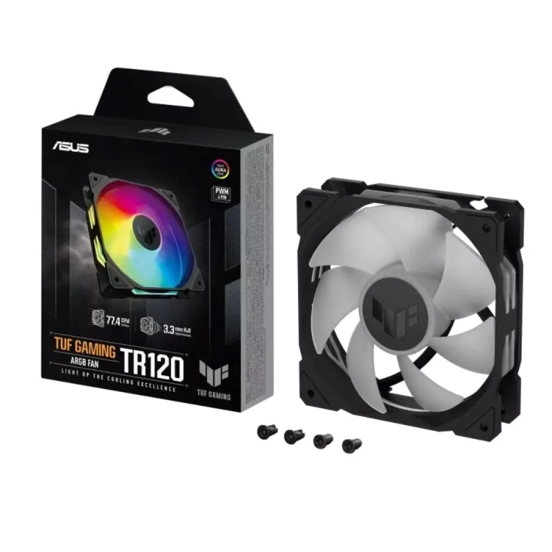 Asus TUF Gaming TR120-ventilátor 120mm ARGB 90DA0090-B09000