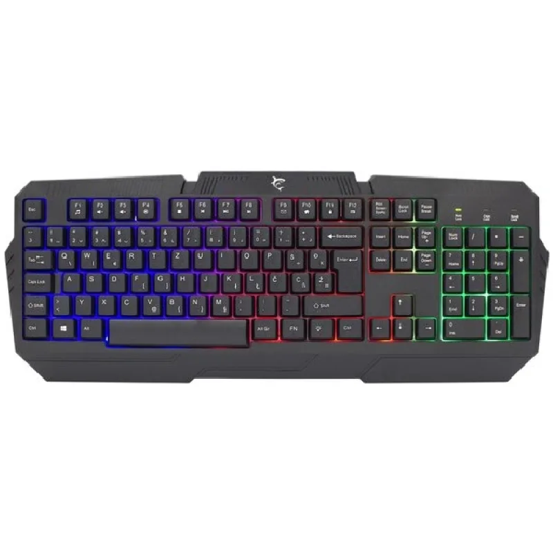 White Shark gaming keyboard DAKOTA, US, black DAKOTA-US