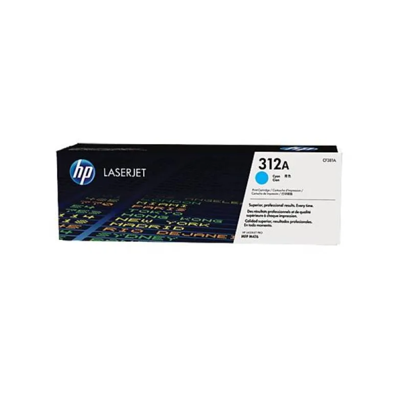 HP toner azúrová HP312A /vyťaženosť cca 2700str/ CF381A