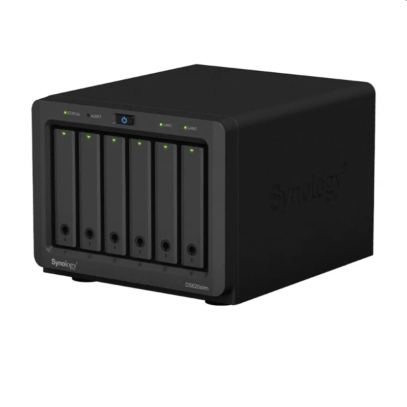 Synology™ DiskStation DS620slim (6x HDD 2,5"; 2jádro CPU; 2…