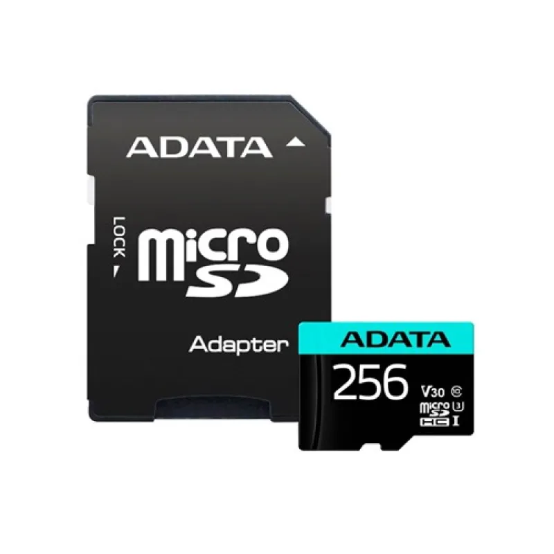 ADATA V30S/ micro SDXC/ 256GB/ UHS-I U3 / Class 10/ + Adaptér…