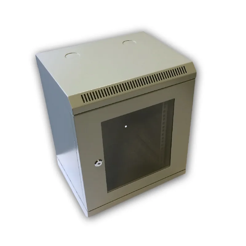 10" rack jednodielny 9U/ 280 DATACOM šedý Skl.dv. 7012