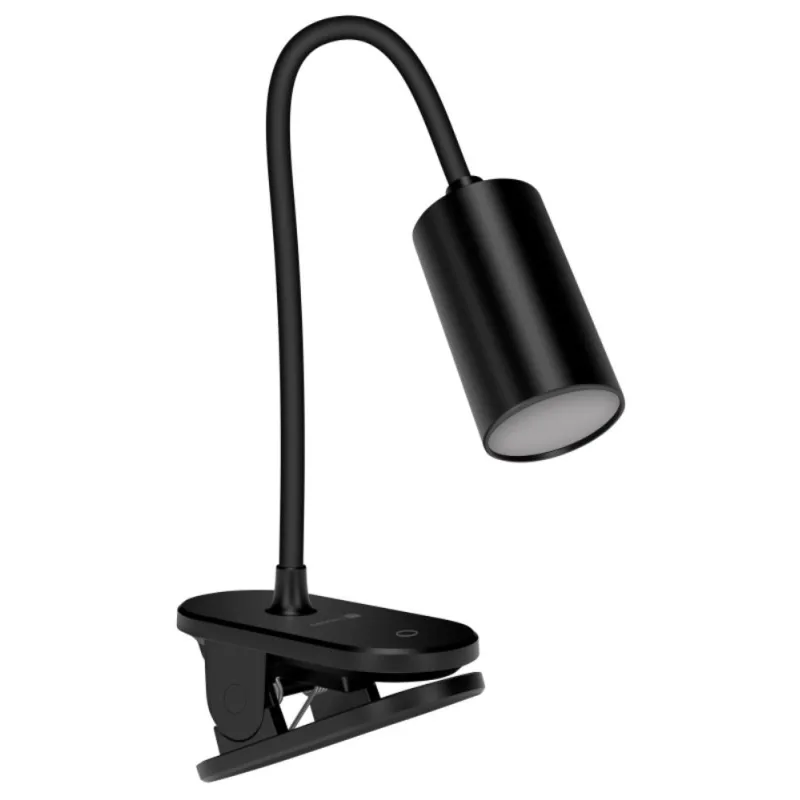 CONNECT IT Stolní LED lampa CLIP 2 s klipem, černá CLI-7060-BK