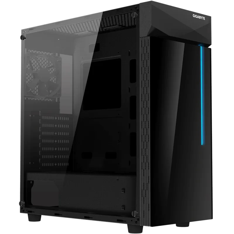 Gigabyte case C200 GLASS, ATX, Mid Tower, POŠKODENÝ OBAL GB-C200G#obal